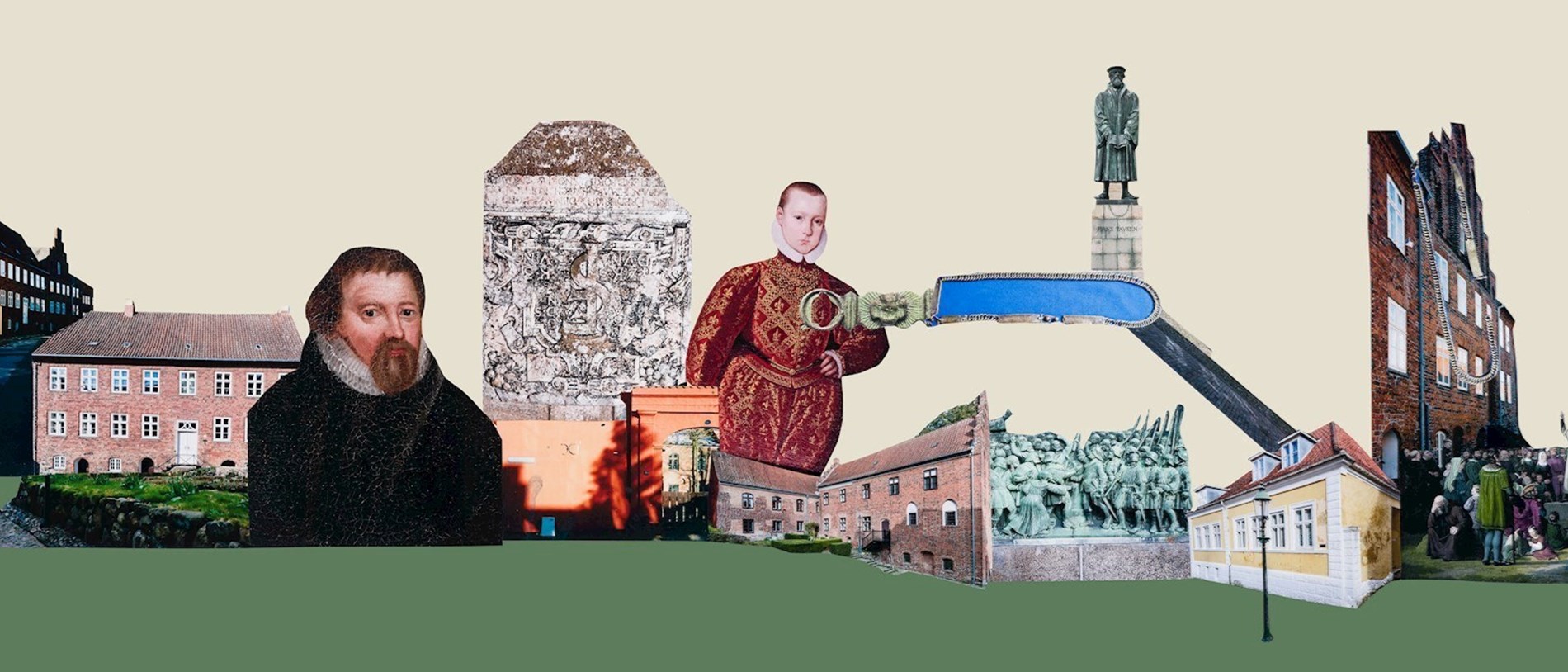 Collage af Sergei Sviatchenko. År 1518-1618